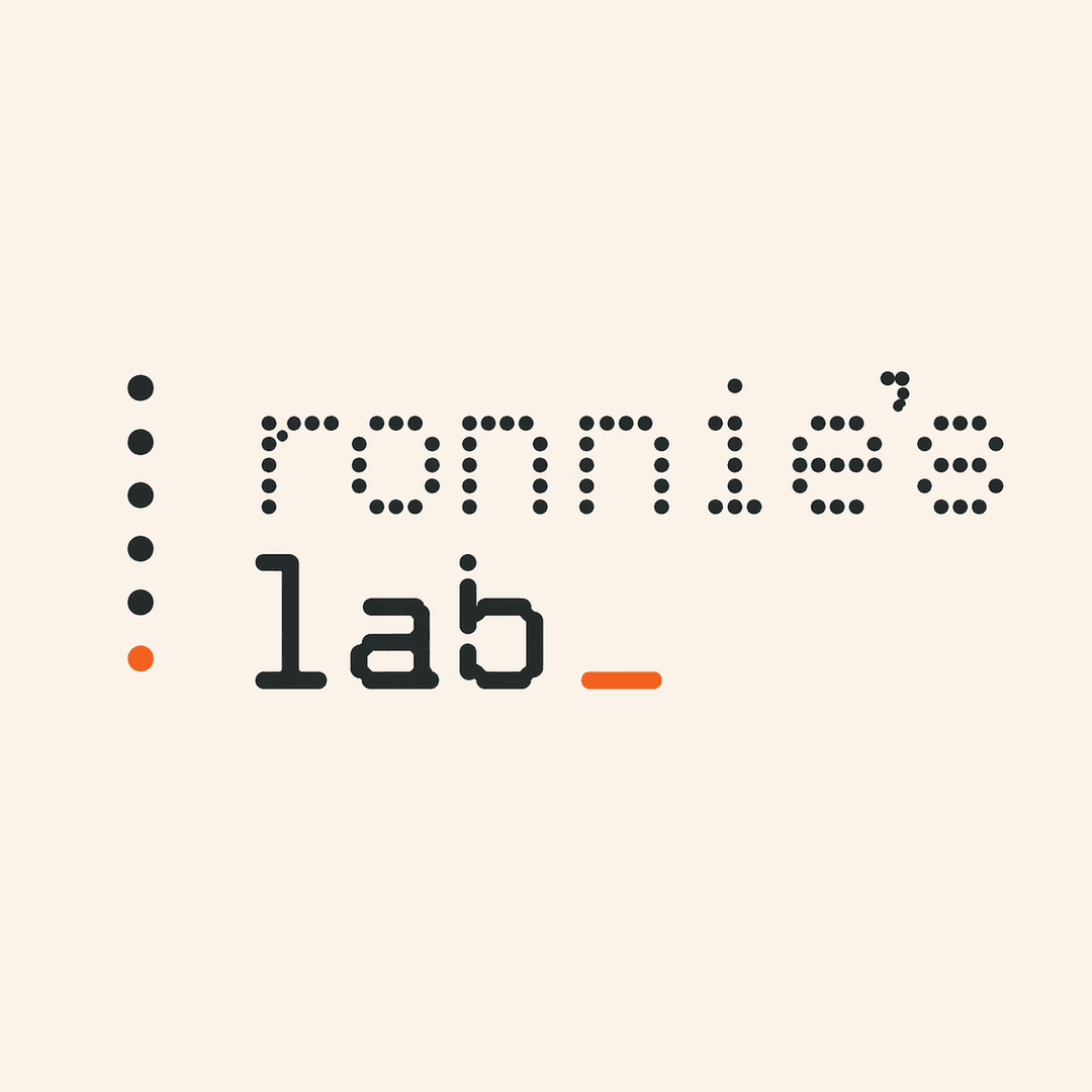 Ronnie's Lab signal wordmark